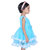 Kid Kupboard Cotton Sleeveless FROCK For Girls (Light Blue)