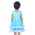 Kid Kupboard Cotton Sleeveless FROCK For Girls (Light Blue)