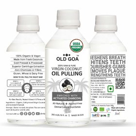 Oil Pulling Activated Charcoal for Dental Care  Oral Detox  200 ML  Old Goa Original  Authentic