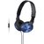 (Refurbished) Sony MDR-ZX310AP Wired Headphone with Mic (Blue)
