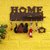 Vivek Homesaaz designer Home Brown Wooden 7 hooks Key Holder