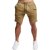 Hasina Men's Comfortable Khaki Shorts With SidePockets For Casual and Sports Wear