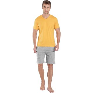 Hasina Men's Comfortable Grey Shorts With SidePockets For Casual and Sports Wear