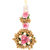 Sukkhi Exotic Light Pink Single Layered Flower Necklace Set for Haldi Ceremony