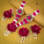 Sukkhi Trendy White & Red Single Layered Flower Necklace Set for Haldi Ceremony