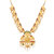 Sukkhi Classic Pearl Gold Plated Goddess Long Haram Temple Necklace Set for Women