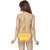Nivcy Women Satin Without Padded Lingerie Set Yellow
