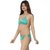 Nivcy Women Satin Without Padded Lingerie Set Dark Green