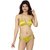 Nivcy Women Satin Without Padded Lingerie Set Celery