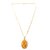Shatru Vinashak Maa Baglamukhi Gold Plated Locket With Golden Chain