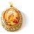 Shatru Vinashak Maa Baglamukhi Gold Plated Locket With Golden Chain