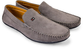 Kwiclo Men's Casual Slip-On Shoe Grey