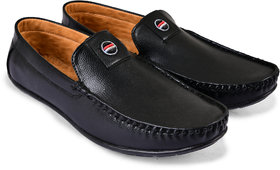 Kwiclo Men's Casual Slip-On Shoe Black