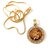 24 ct Gold Plated Hanuman Ji Locket With Golden Chain