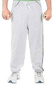 Hasina Men's Grey Cotton Pyjama - Comfortable Casual Sleep Wear