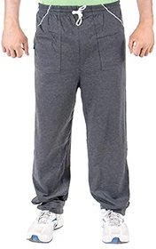 Hasina Men's Charcoal Cotton Pyjama - Comfortable Casual Sleep Wear