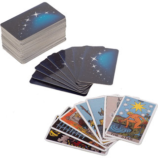                       KESAR ZEMS Super Quality Of 78 Candle Tarot Rider Cards Deck With  Box For Beginners and Expert Readers Size of single                                              