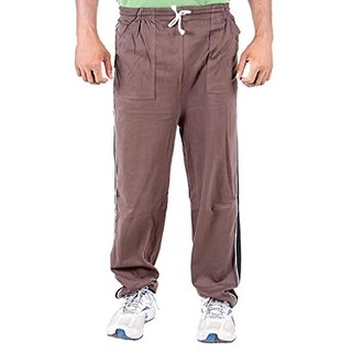 Hasina Men's Brown Cotton Pyjama - Comfortable Casual Sleep Wear