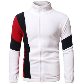 Buy Trendy Ravishing White Men Sweatshirt Online 677 from