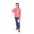 Kid Kupboard Cotton Full Sleeves Sweatshirts for Girls (Pink)