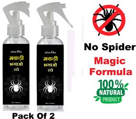 Spider Out (Makdi Bhagao) Spray Pack Of 2 To Remove Permanently All Spider From House Garden Office Kitchen