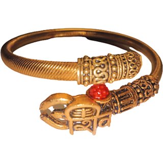 Shiv Trishul Damroo Om Kada Free Size For Men, Boys Shiv Trishul Damroo Om Kada Free Size For Men, Boys