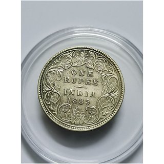 1 rupees 1885 aunc condition 1 rupees 1885 aunc condition