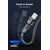 Brightronics Nylon Braided Type C to USB 3A Fast Charging and Fast SYNC Data Cable for Smartphones,180 Degree Rotation