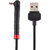 IAIR D15 Black Phone Holder Micro USB Cable 90 Degree Angle LType Design USB Cable 125m Fast Charging and Data Sync