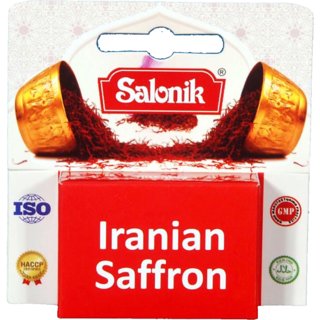 Salonik Iranian Saffron - Standard Quality -1g Iso Certified A1++ Grade1 Original Kesar 1 Gram