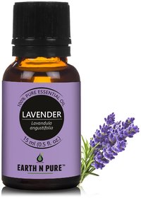Earth N Pure Lavender Essential Oil 100 Pure  (15 Ml)