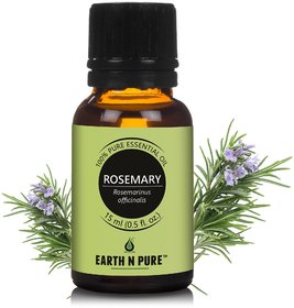 Earth N Pure Rosemary Essential Oil 100 Undiluted (15 Ml)