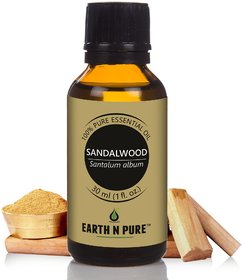 Earth N Pure Sandalwood Essential Oil ( Chandan Oil ) 100 Pure  (30 Ml)