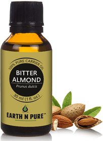 Earth N Pure Bitter Almond Oil ( Badam Oil ) 100 Cold-Pressed (30 Ml)