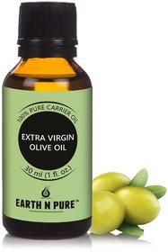 Earth N Pure Extra Virgin Olive Oil ( Jaitun Oil ) 100 Cold-Pressed (30 Ml)