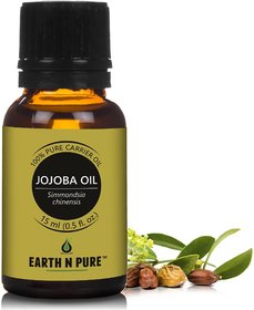 Earth N Pure Jojoba Carrier Oil100 Cold-Pressed (15 Ml)