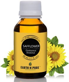Earth N Pure Safflower Carrier Oil 100 Pure (50 Ml)
