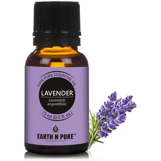                       Earth N Pure Lavender Essential Oil 100 Pure  (15 Ml)                                              