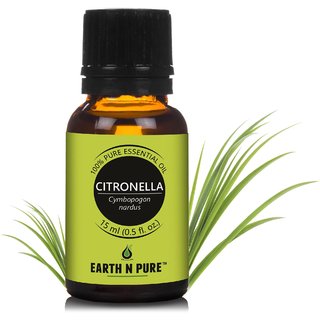 Earth N Pure Citronella Essential Oil 100 Pure (15 Ml)