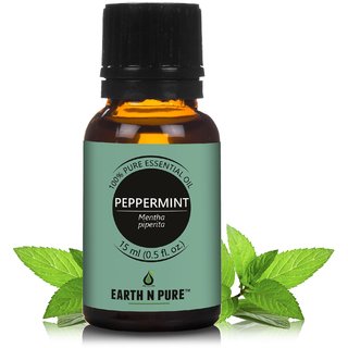                       Earth N Pure Peppermint Essential Oil ( Pudina Oil )100 Pure (15 Ml)                                              
