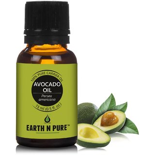 Earth N Pure Avocado Oil 100 Cold-Pressed, Pure (15 Ml)