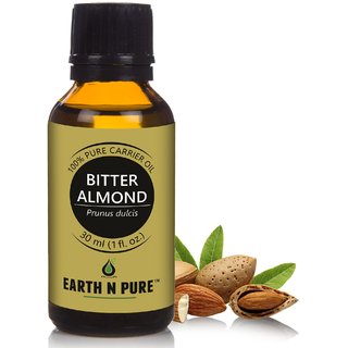 Earth N Pure Bitter Almond Oil ( Badam Oil ) 100 Cold-Pressed (30 Ml)
