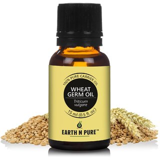 Earth N Pure Wheat Germ Carrier Oil 100 Cold-Pressed (15 Ml)