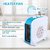 FLOW - Electric  Handy Room Fan Heater (White  Blue) With Overheat Protection (1000 - 2000 W )