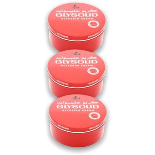                       Glysolid Glycerin Cream (Pack of 3, 250ml Each)                                              