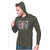 M.R.Knit Fabs Mens Green Cotton Hoodies
