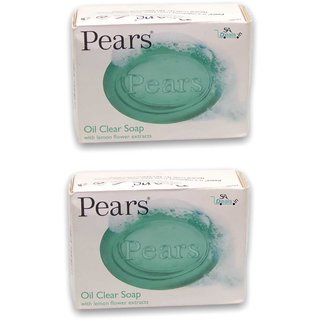                       Imported Pears Oil Clear Soap With Lemon Flower Extracts (Pack Of 2, 125g Each)                                              