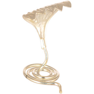 Jinanshi Fashion Metal With Silver Plated Five Headed Snake -Naga Idol Stand Small Idol For Worship/ Home. Jinanshi Fashion Metal With Silver Plated Five Headed Snake -Naga Idol Stand Small Idol For Worship/ Home.