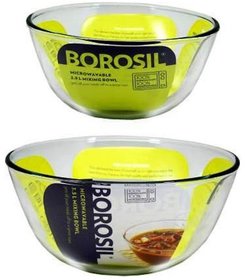Borosil - Basics Glass Mixing Bowl - Set of 2 (500ml + 900ml) Microwave Safe