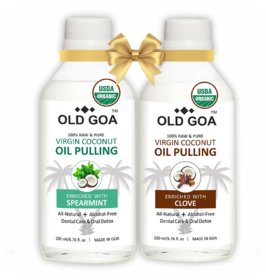 OIL PULLING  COMBO  SPEARMINT 200 ML AND CLOVE 200 ML